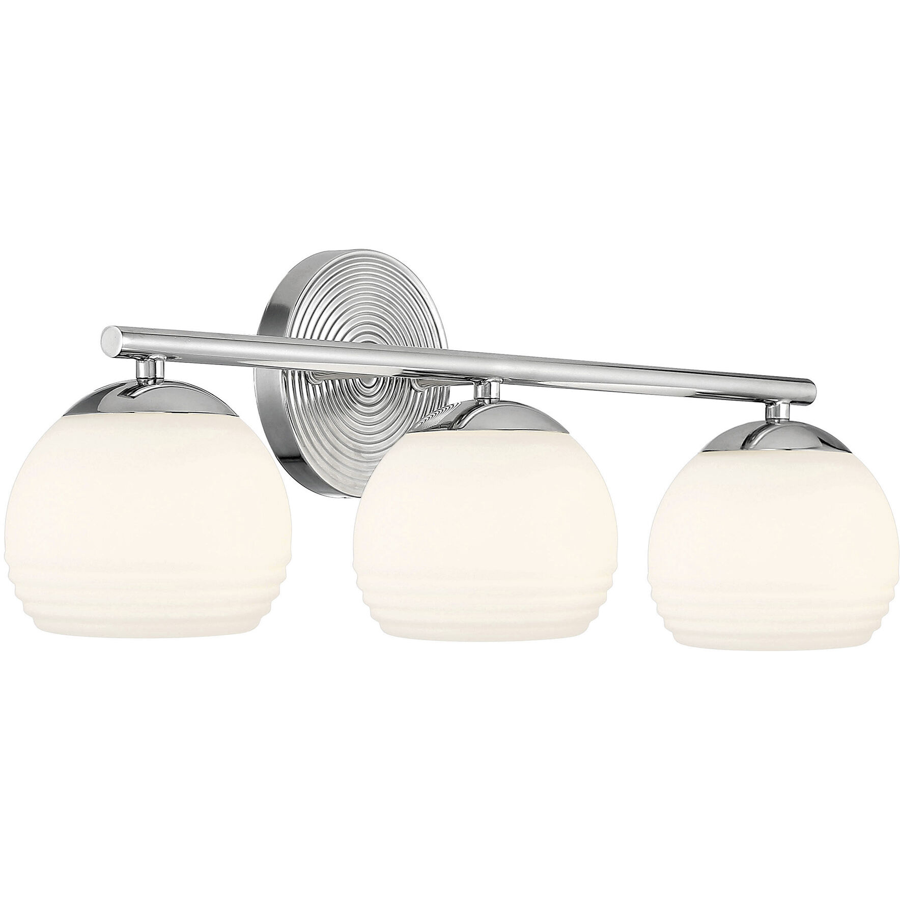 Moon Breeze 3 Light 25 inch Polished Nickel Vanity Light Wall Light